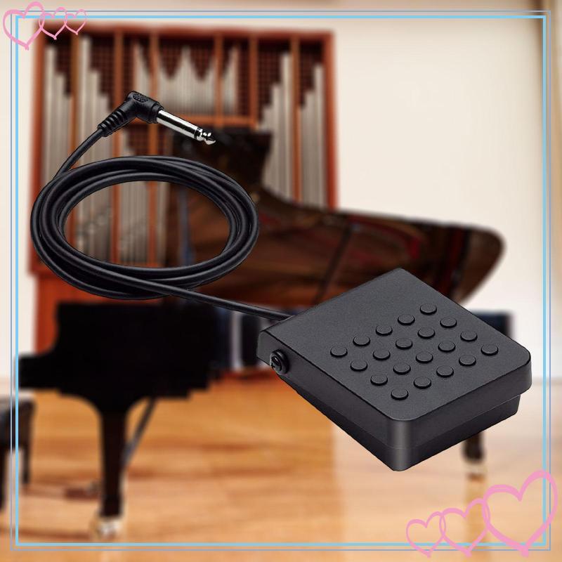 [meteor2] Compact Sustain Pedal Universal Sustain Pedal การออกกําลังกายพร้อมสาย 5 ฟุตเปียโน Sustain 