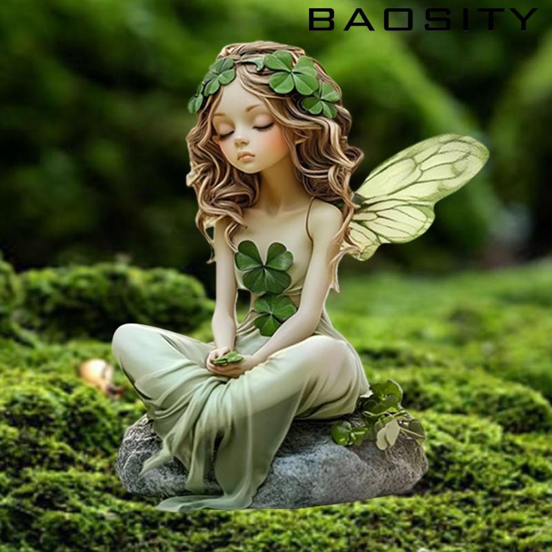 [Baosity] Butterfly Fairy Garden Stake Decor, 2D Fairy Garden Accessories ตกแต่งเอลฟ์สําหรับกระถางต้
