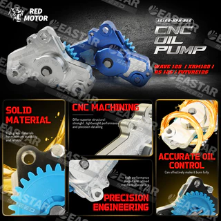 ปั๊มน้ำมันเครื่อง CNC ปั๊มน้ำมัน เวฟ 125/ XRM125 / Click 125/150 / FUTURE125 15100-KPH-900 คุณภาพสูง