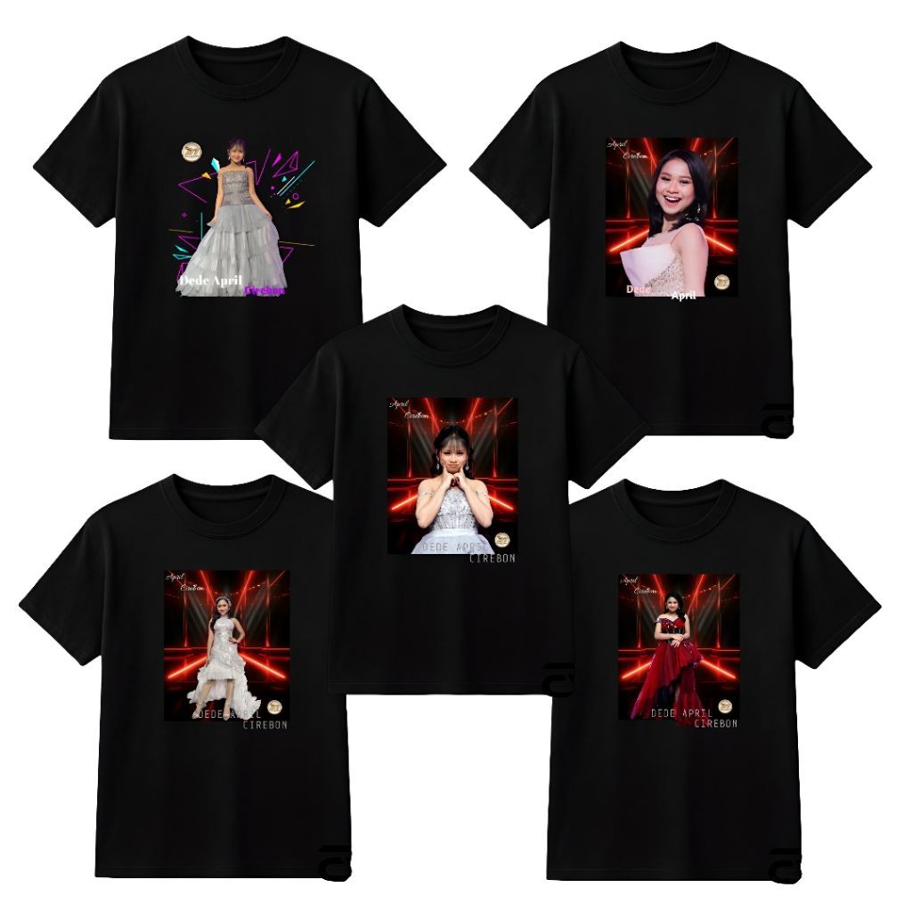 เสื้อยืดผู้ใหญ่ DEDE APRIL CIREBON DANGDUT ACADEMY D7 PLAT E