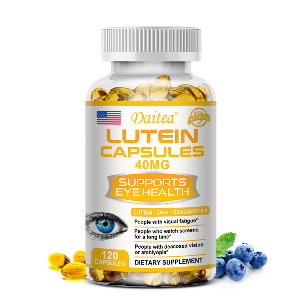 Daieta Lutein, Bilberry & Zeaxanthin Capsules: สารสกัดวิตามินสามตัวเพื่อสุขภาพของดวงตา รองรับสุขภาพการมองเห็นและรักษาการมองเห็นเพื่อสุขภาพในผู้ใหญ่