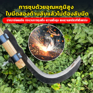 【นำเข้าโดยเยอรมนี 】27cm เคียวเกียวหญ้า มีดขอชัก มีดขอโค้ง มีดขอชักกล้วย เคียวตัดทางปาล์ม มีดตัดทางมะพร้าว