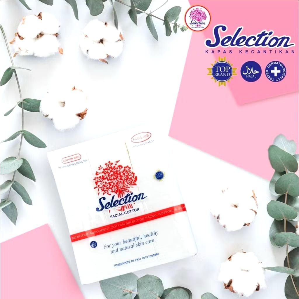Beauty Cotton Selection 75gr สําลีเช็ดหน้า