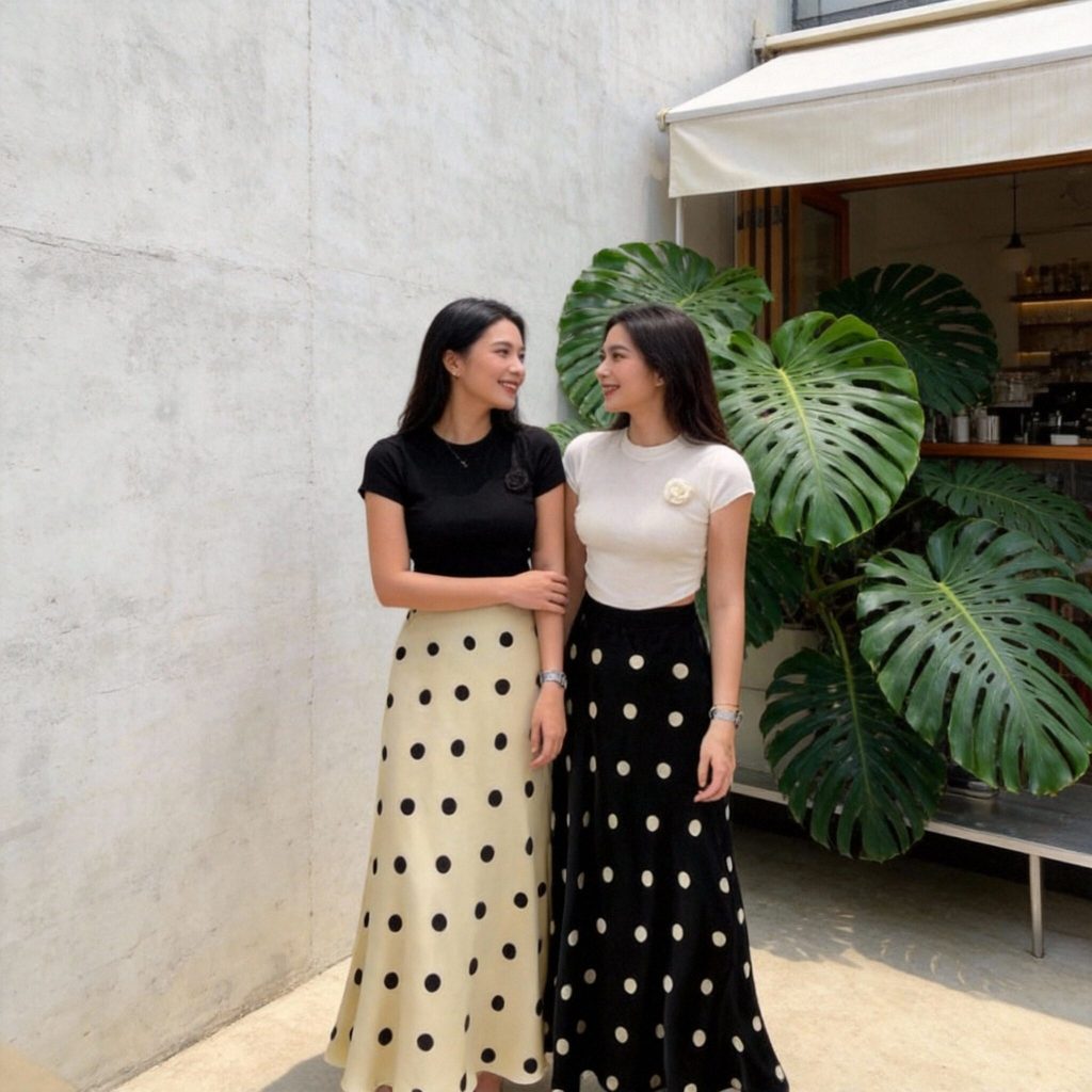 กระโปรง ยาวพริ้วไหวสไตล์ Urban Chic เหมาะกับไลฟ์สไตล์สาวทันสมัย