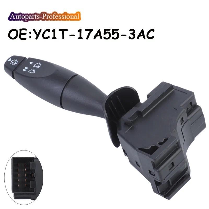 สวิตช์ปัดน้ําฝนพวงมาลัยสวิตช์ตัวบ่งชี้คอลัมน์ Stalk YC1T17A553AC YC1T-17A55-3AC 4053328 สําหรับ FORD