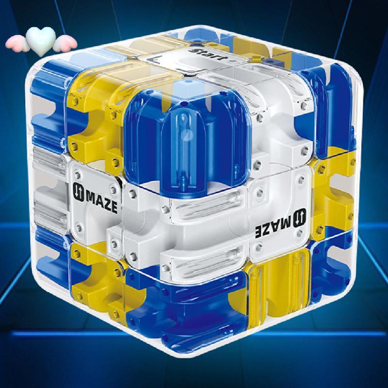 3D Labyrinth Puzzle Cube,Engaging Ball Game - สําหรับครอบครัวผู้ใหญ่วัยรุ่น