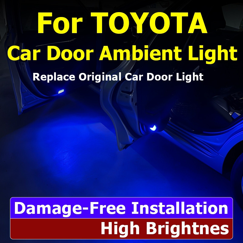 ไฟส่องพื้น+ไฟต้อนรับประตูรถ TOYOTA Alphard/Vellfire/Harrier/Venza/Sienna - โปรเจคชันเลเซอร์เงาเผยงา ไฟบรรยากาศ ไฟสัญญาณเตือน