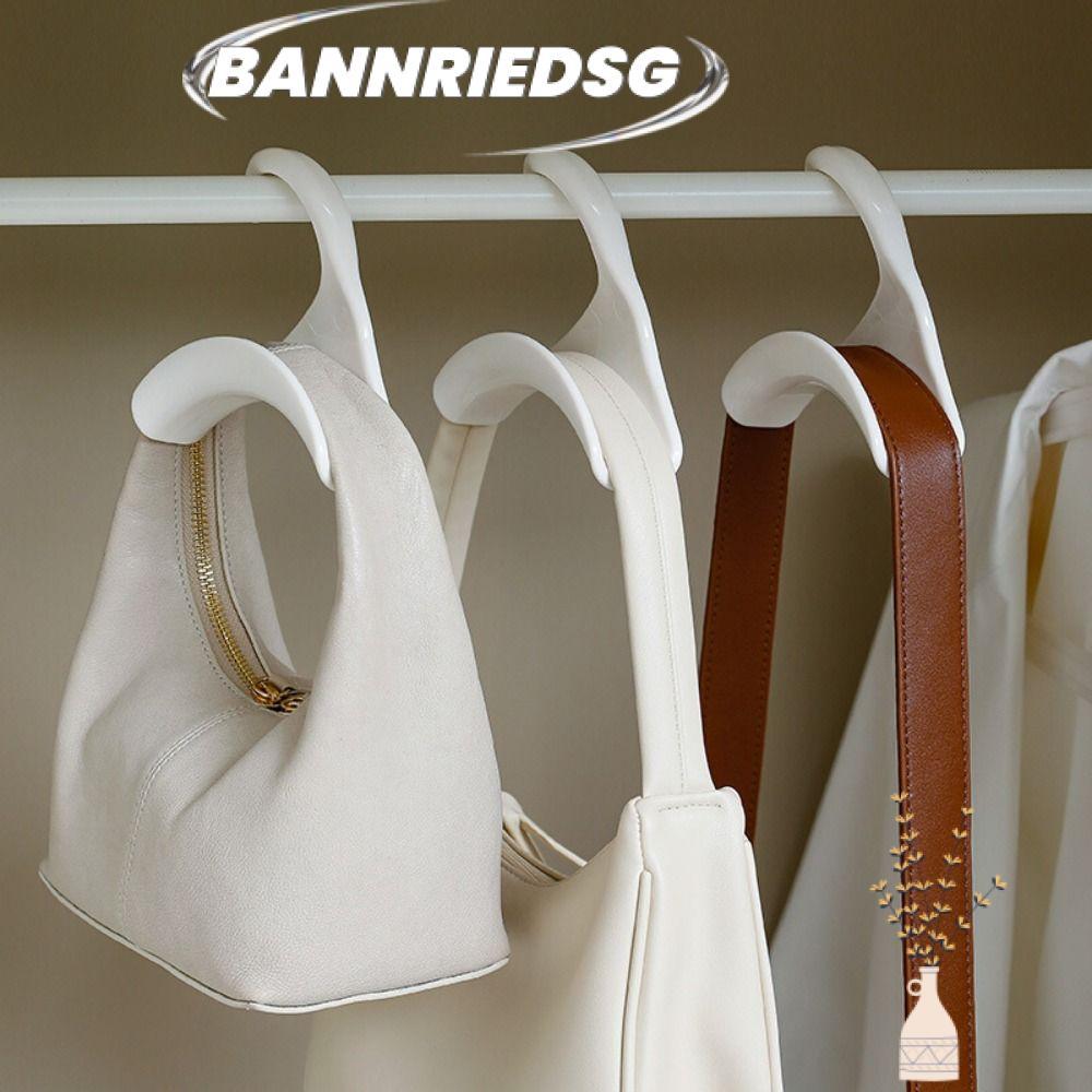 BANNRIEDSG989YR ตะขอแขวนกระเป๋าถือ,พลาสติกราวแขวนตู้เสื้อผ้า,แบบพกพาป้องกันความเสียหายกระเป๋าถือตู้เสื้อผ้า