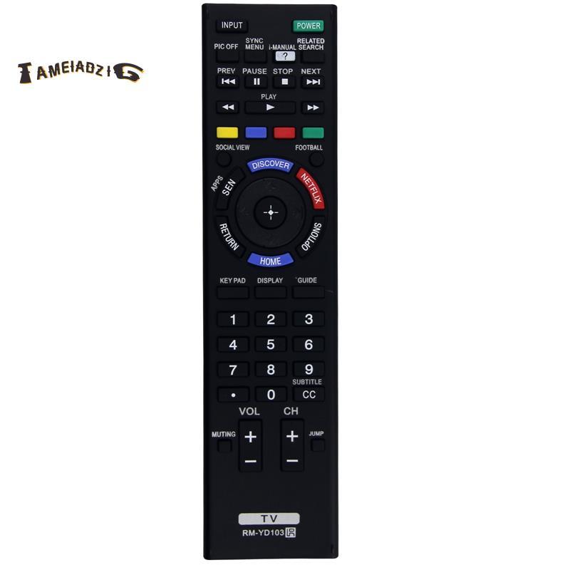 [คุณภาพ T]RM-YD103 รีโมทคอนโทรลทีวีพลาสติกรีโมทคอนโทรลทีวีสีดํา -32W700B -40W580B -40W590B -40W600B 