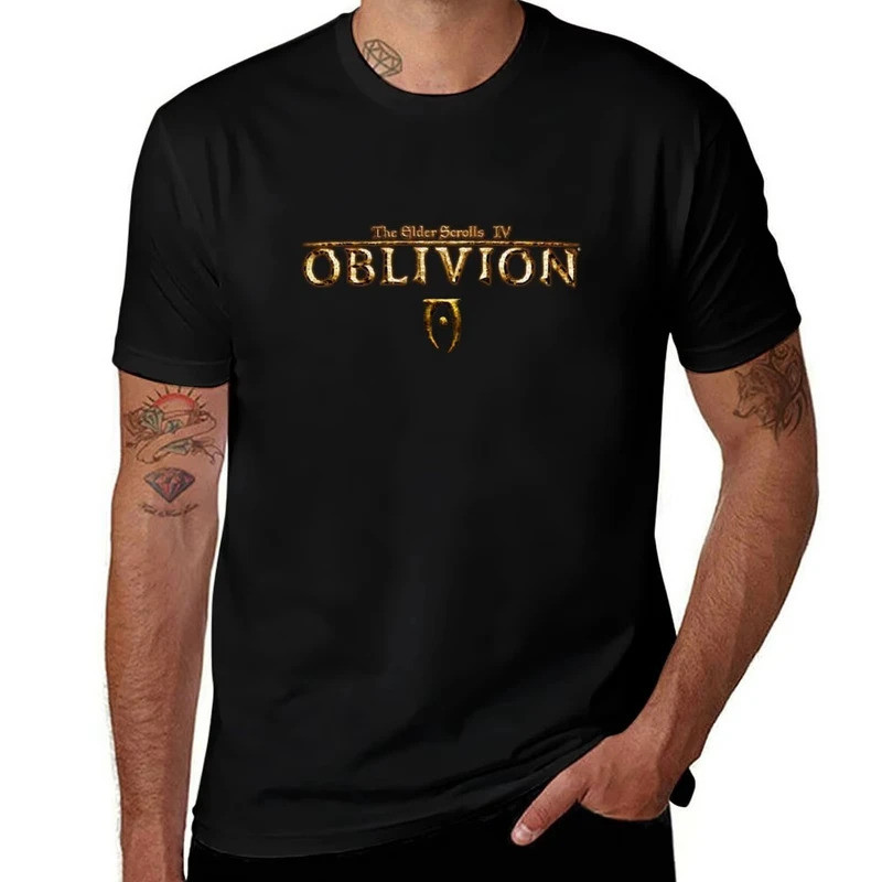 ใหม่ เสื้อยืด Oblivion Remastered แบบกำหนดเอง เสื้อผ้าเรียบง่ายสำหรับผู้ชาย สร้างสรรค์ สบาย นุ่ม และ