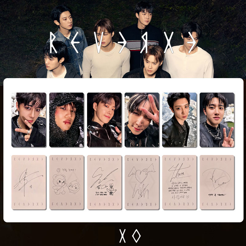 อัลบั้ม EXO REVERXE 4-9 ชิ้น การ์ดโลโม่ Oh Se Hun Chanyeol LAY UPSIDE DOWN KAI Wait On Me Solo Photo