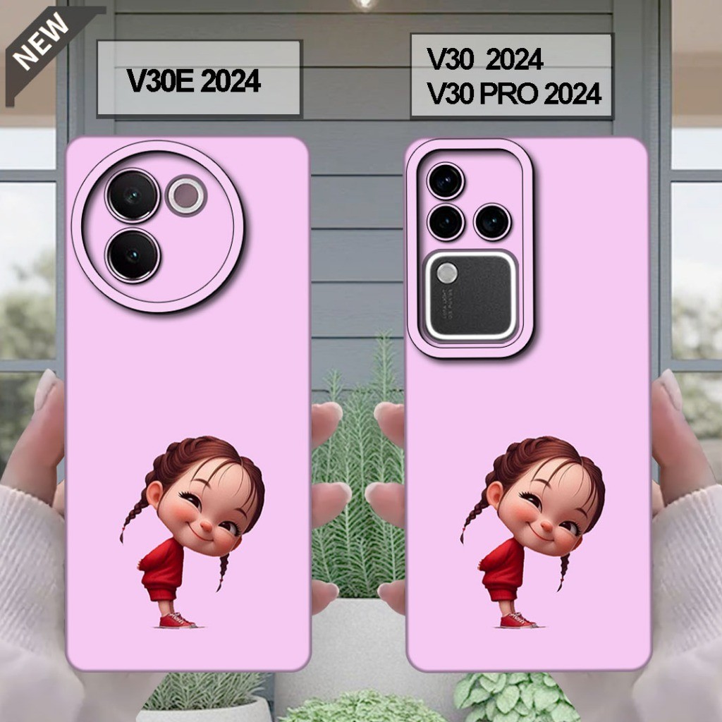 เคส VIVO V30 _เคส VIVO V30E _เคส VIVO V30 PRO _เคสซิลิโคนสีดําหนายืดหยุ่น
