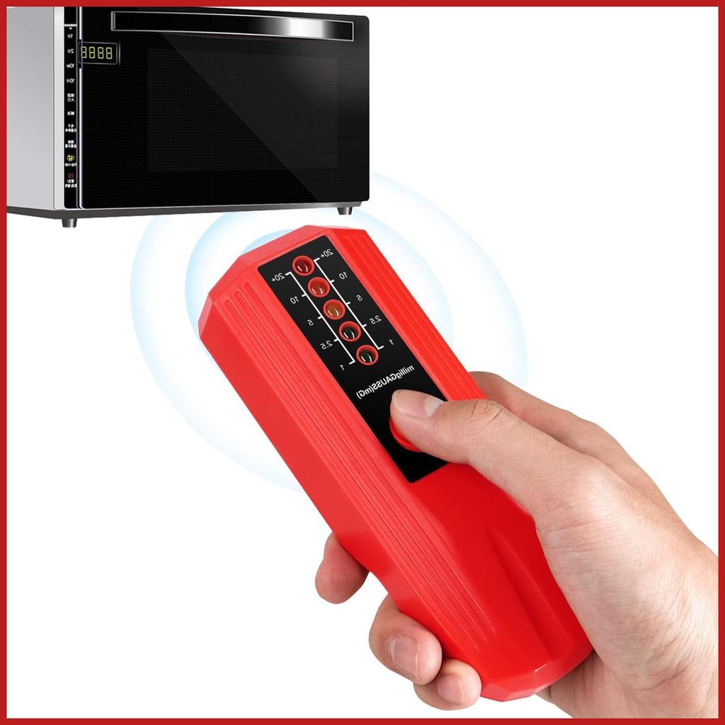 EMF เครื่องวัดรังสีแบบดิจิตอลแม่เหล็กไฟฟ้าเครื่องตรวจจับรังสีเครื่องทดสอบมือถือดิจิตอล LCD EMF Reade