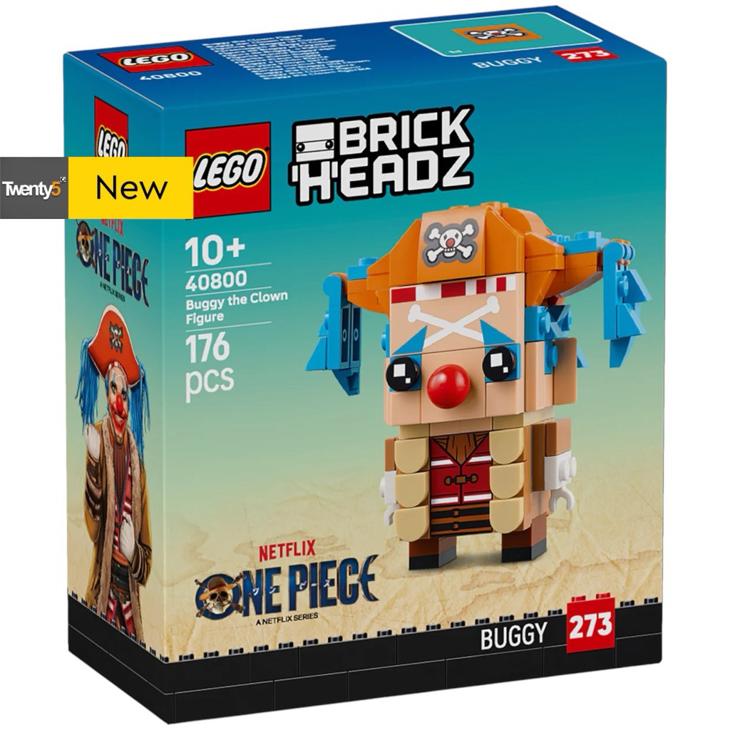 Lego(พร้อมส่ง รับประกันกล่องสวย) Lego BrickHeadz 40800 Buggy the Clown Figure