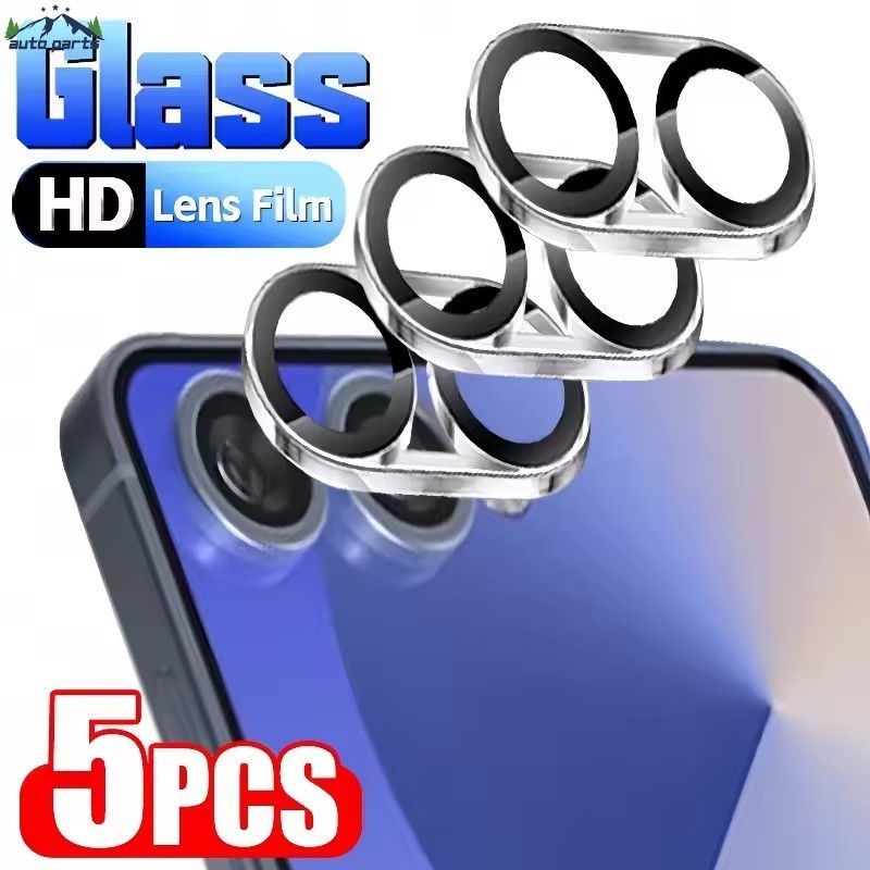 SAMSUNG 5-1Pcs เลนส์โทรศัพท์กระจกนิรภัย-ตัวป้องกันเลนส์กล้อง-HD Clearโทรศัพท์Flim-ฝาครอบป้องกันกล้อง
