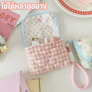 COD กระเป๋าใส่กล้อง CCD ลายการ์ตูนน่ารัก ผลิตจากผ้าฝ้ายแท้ มาพร้อมสายห้อย ท่องเที่ยวจำเป็น