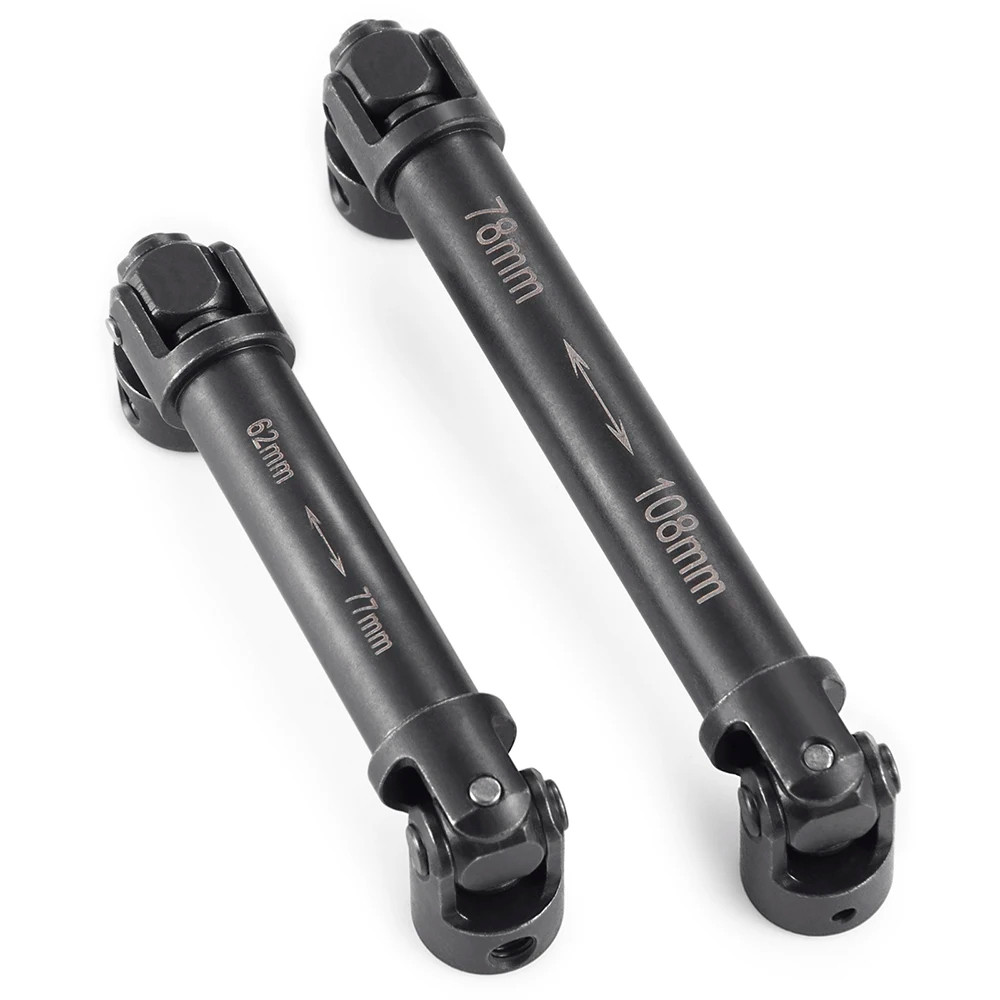 เหล็กด้านหน้าและด้านหลัง CVD Drive Shafts 1/18 Axial Capra UTB18 2WD RC Crawler อะไหล่อัพเกรด