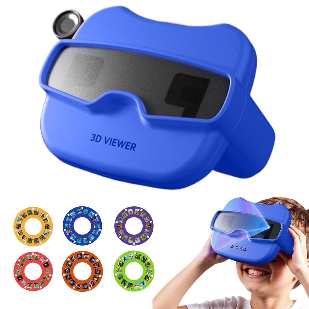 3D Viewer ของเล่น 6 ม้วน Retro สนุกดู Finder Retro ของเล่นเพื่อการศึกษาสําหรับ 3 ปีเด็กชายหญิง paca3