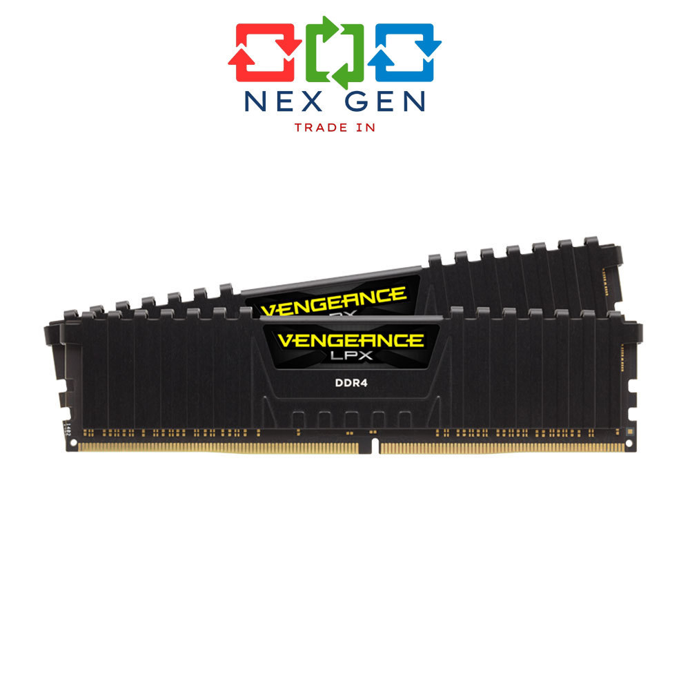 RAM (แรมมือสอง) CORSAIR VENGEANCE LPX (BLACK) 16GB (8GBx2) DDR4 3200MHz