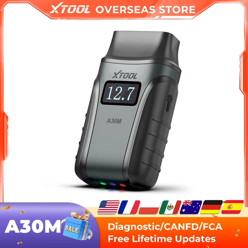 XTOOL Anyscan A30M OBD2 เครื่องสแกนเนอร์ Active Test เครื่องมือวินิจฉัยรถยนต์ ABS Bleed Code Reader 