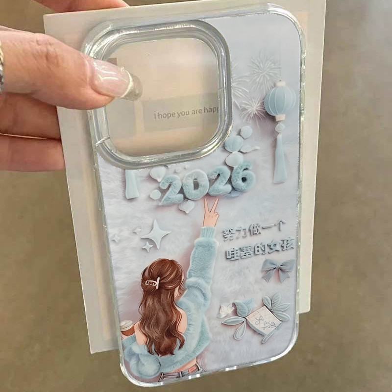 🌽Lucy🌽เคสโทรศัพท์มือถือ เคสไอโฟน ตกแต่งกลิตเตอร์กันกระแทก IPhone 17 11 15 12 7Plus 14 13Pro Max XR 14 8 7 Plus X XS Max - รูปที่ 5