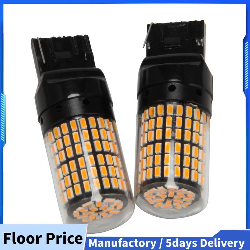 2 ชิ้น Super Bright Canbus T20 7440 W21W Wy21W 144-Smd ย้อนกลับไฟเลี้ยวไฟสัญญาณข้อผิดพลาดฟรีไม่มีแฟล