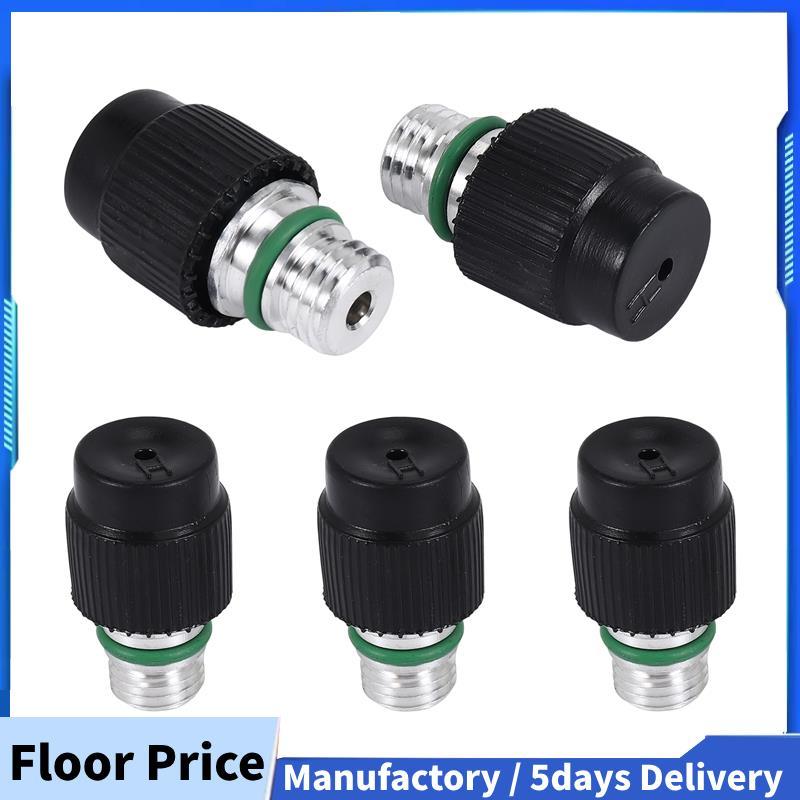 (5 นับ) M12x1.5 ชาย High Side A/C Charge Port Valve ประกอบด้วย Caps สําหรับ MT0105,800-955, 59946, 5