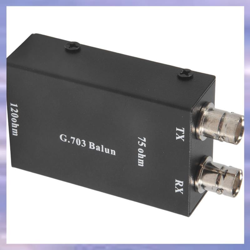 2.048Mbps G703 Coaxial BNC to RJ45 Transmitter E1 Converter Balance to Unbalance 75 Ohm to 120 Ohm I