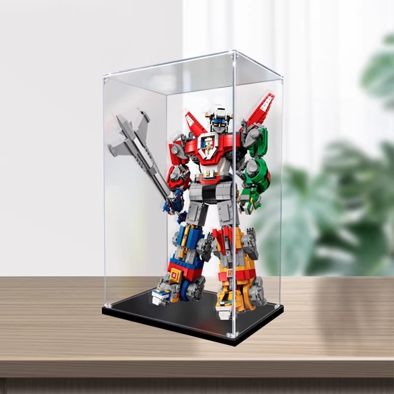สั่งตัดตามขนาด! กล่องใส่เลโก้ Lego 21311 Voltron กล่องอะคริลิคใส ตู้โชว์หุ่นยนต์ประกอบ สั่งทำตามไซส์