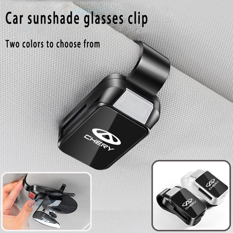 Chery รถ Sun Visor Mount แว่นตาคลิปรถแว่นตากันแดดแว่นตาคลิปสําหรับ Chery Tiggo 5x 8 7 Pro 4 Omoda 5 