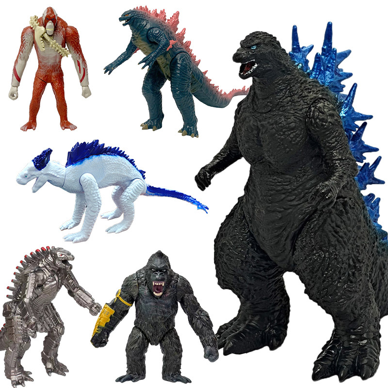 18 ซม. Godzilla Vs Kong Action Figure ของเล่นลบ One Shimo King Kong ชุดเครื่องประดับคอลเลกชัน