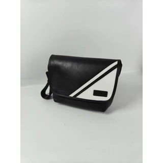 YXIN BagShop กระเป๋าผ้าใบ คาดอกกันน้ำ สายเข็มขัดนิรภัย+ตัวเลื่อนแบบงาบ *พร้อมส่ง*