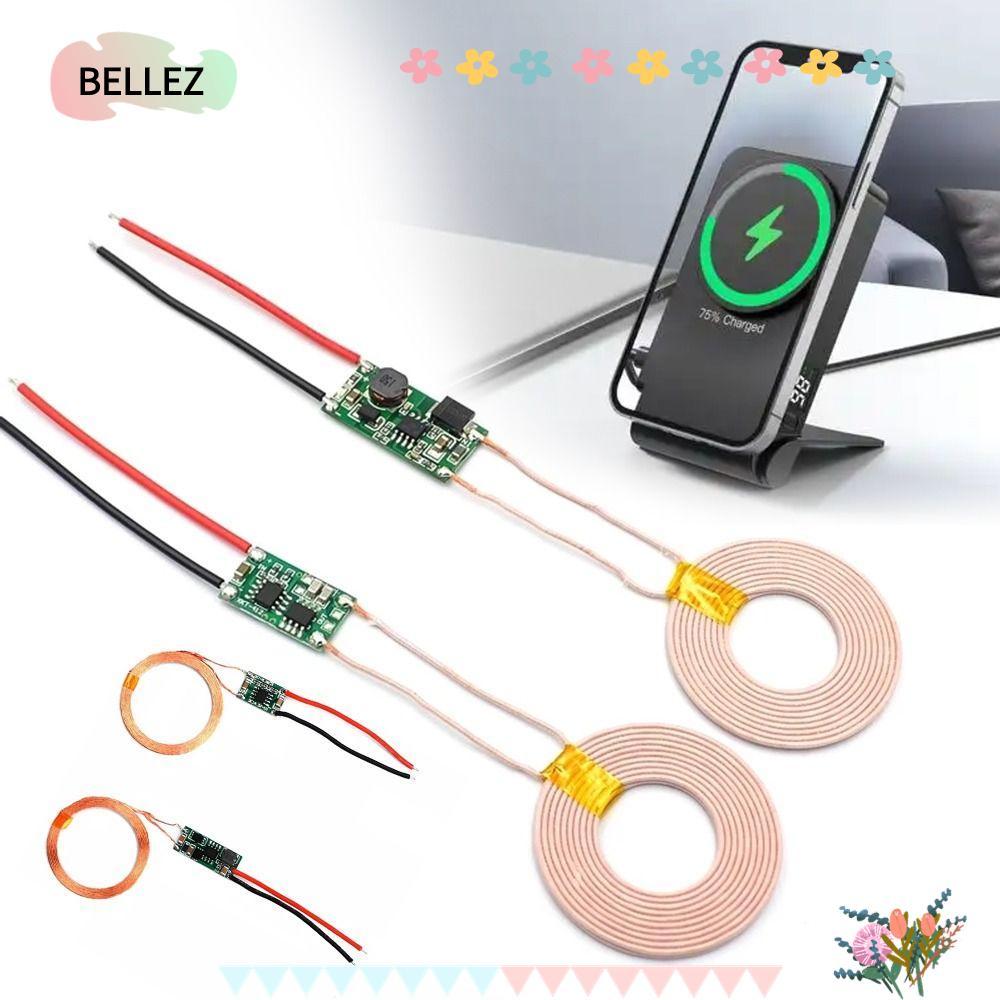 BELLEZ โมดูลชาร์จไร้สาย, 5V1A/5V2A DIY แหล่งจ่ายไฟไร้สาย, เครื่องส่งสัญญาณเปลี่ยน Wireless Charger C