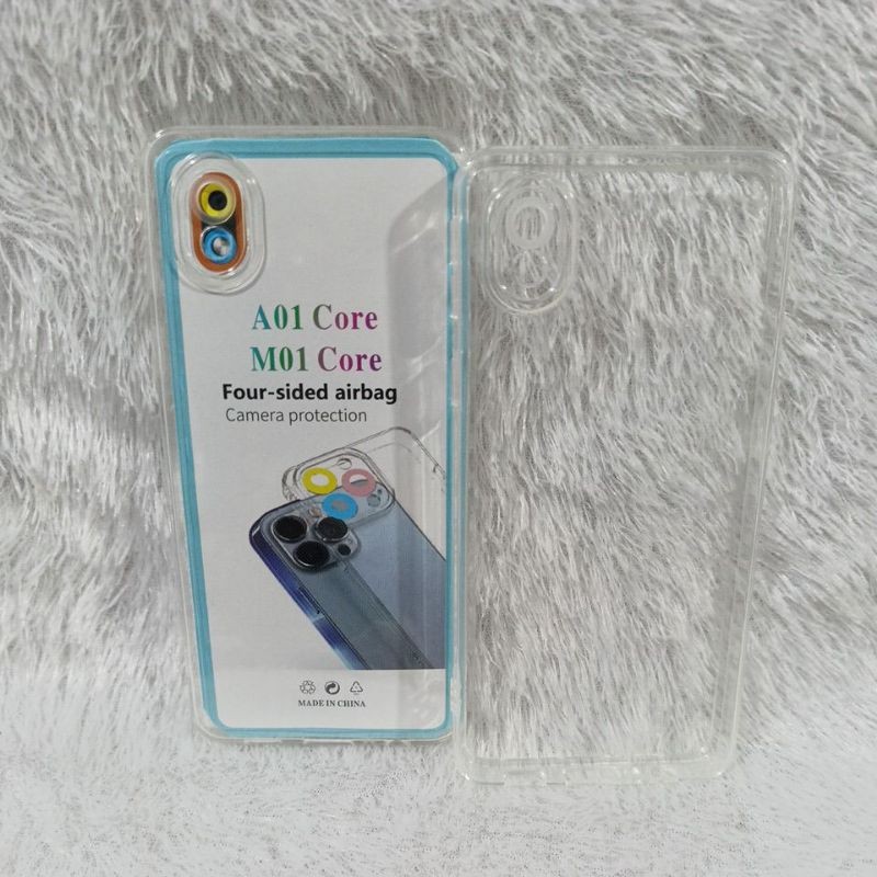 เคสใส Samsung A01 Core/M01 Core ซิลิโคนใส TPU ป้องกันกล้อง Full Caret