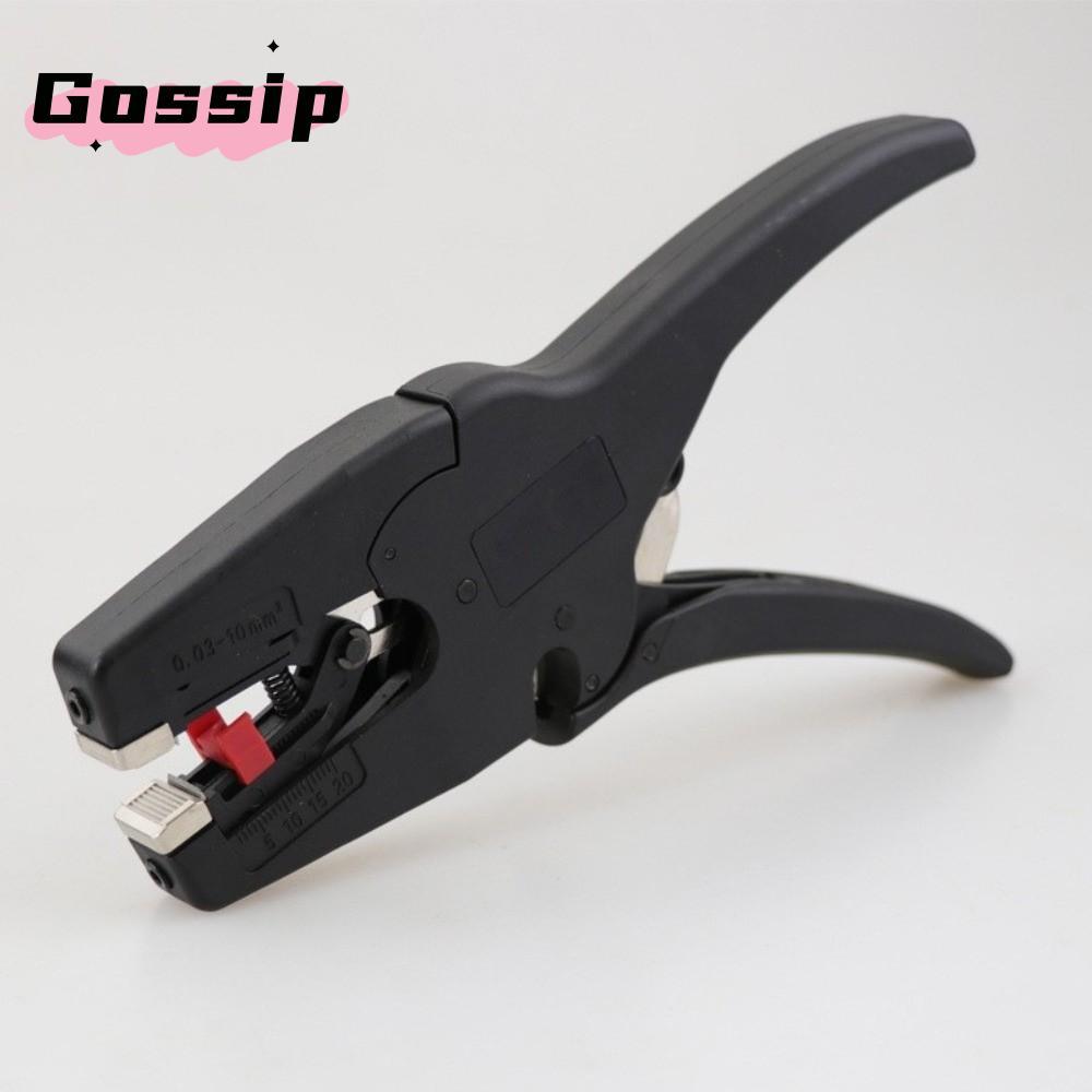 GOSSIP คีมลวด,แบบพกพาขนาดเล็กอัตโนมัติ Stripper,คุณภาพสูง Heavy Duty 32-7AWG 2 in 1 เครื่องมือซ่อมไฟ
