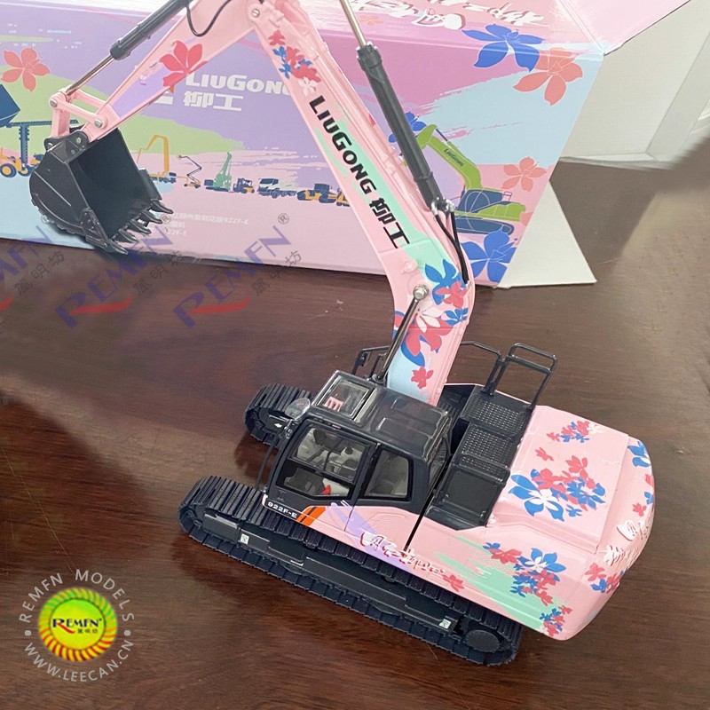 LIUGONG Bauhinia รุ่น LIUGONG 922F-E Influencer รุ่นไฟฟ้า Excavator สีเขียวรุ่น 1: 35