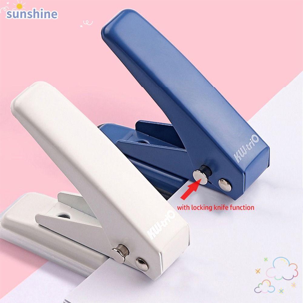 SSUNSHINE Round Hole Puncher,Handmade Single Hole Puncher,Creative DIY Scrapbooking Paper Puncherนัก
