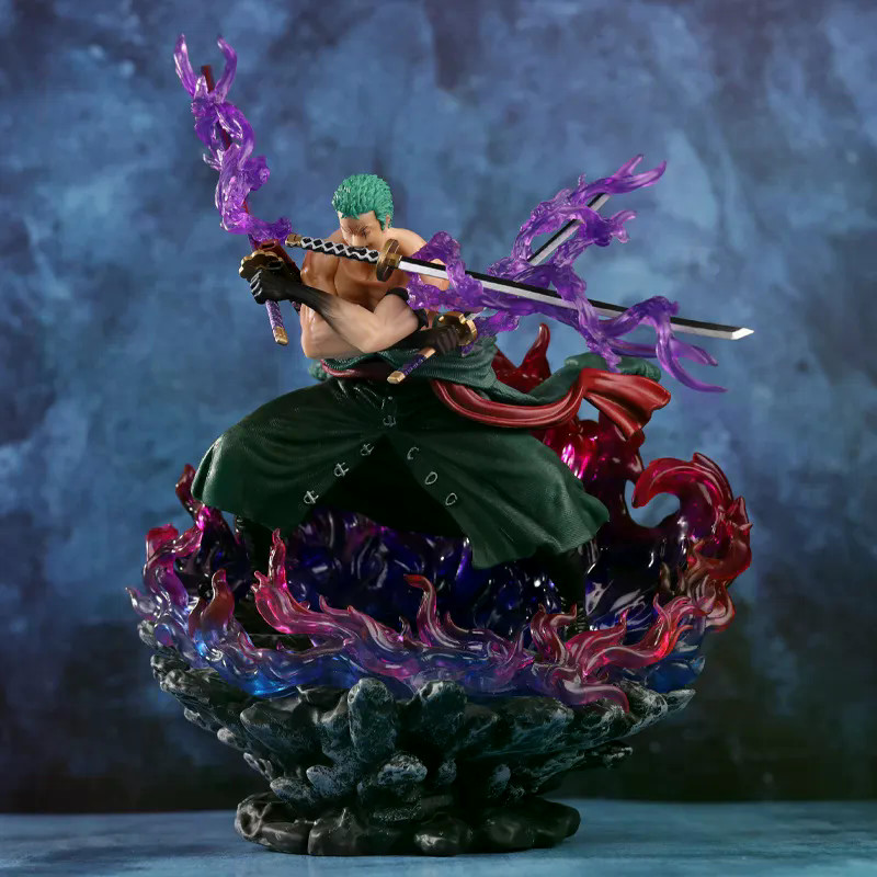 One Piece Crying Asura Zoro Nine Swords Asura Yan Mo เอฟเฟกต์พิเศษเครื่องประดับรูป Asai