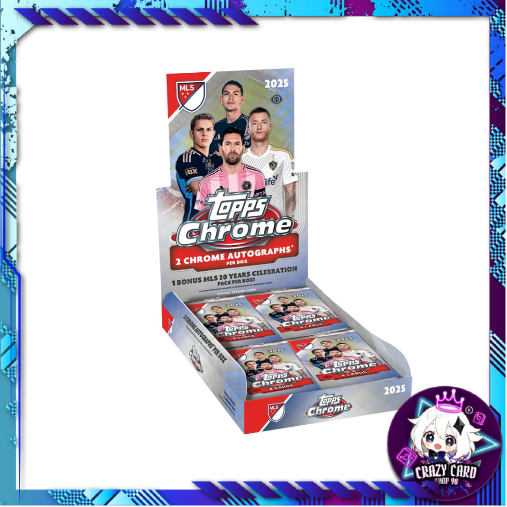 [ ยกกล่อง ] การ์ดสะสม 2025 Topps Chrome MLS  Hobby (p3)