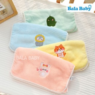 ใหม่ ผ้าเช็ดผมเด็ก ผ้าขนหนูผืนเล็กนาโนปะการัง ปักลายการ์ตูนข…