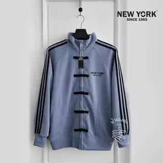 NEWYORK 1965 กระดุมจีน (ปักอก) เสื้อคลุมแขนยาว เสื้อกันแดด