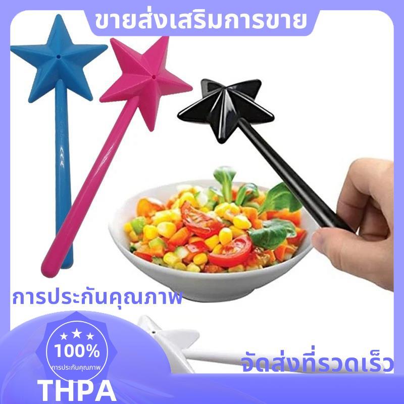 4 ชิ้นเกลือและพริกไทย Shaker Magic Wands Duo เกลือ/พริกไทยพลาสติก 18x7x3 ซม. paudnefth