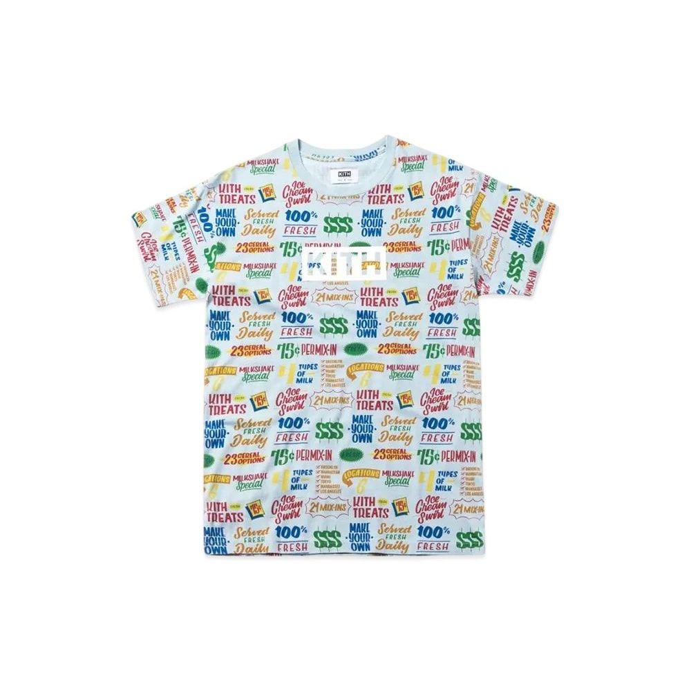 Kith SS T-Shirt Tarts Circle Light Blue Unused