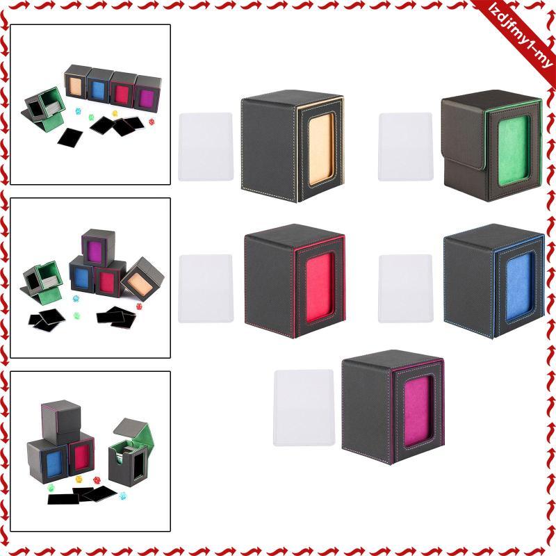 Leipupa Trading Card Deck Box Album Hockey Cards Protection Premium Practical Card Deck Case Card Or