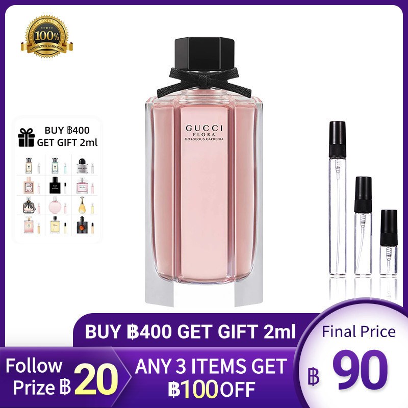 🔥น้ำหอมแท้แบ่งขาย 💯 Gorgeous Gardenia EDT&Flora Gorgeous Gardenia EDP2ml/5ml/10ml น้ำหอม