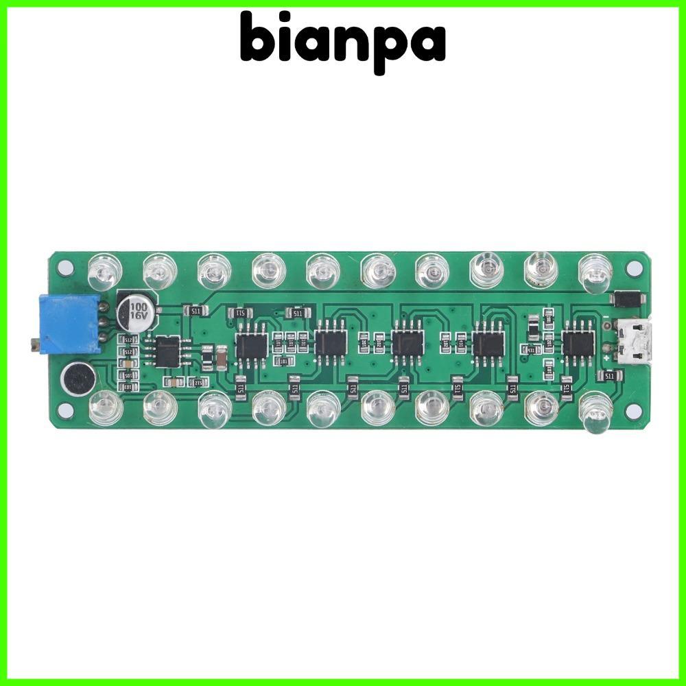 BIANPA VU Meter,การเชื่อมต่อย้อนกลับป้องกันจอแสดงผล LED LED VU Meter, LED ระบุแสงควบคุมเสียง LED ระบ