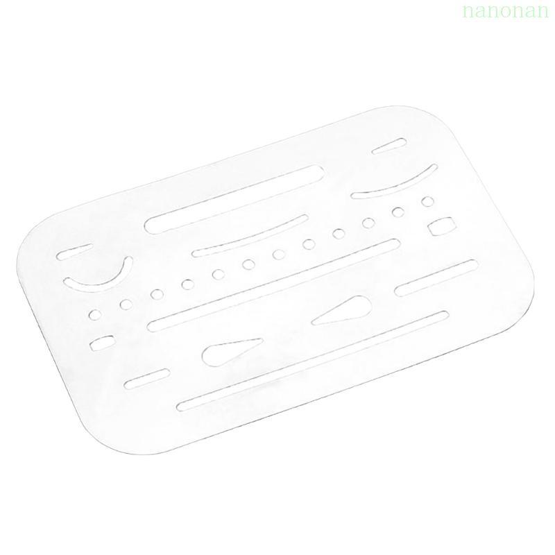Nan Metal Eraser Shield Drawing Template Shield เครื่องมือร่างสําหรับการวาดภาพ
