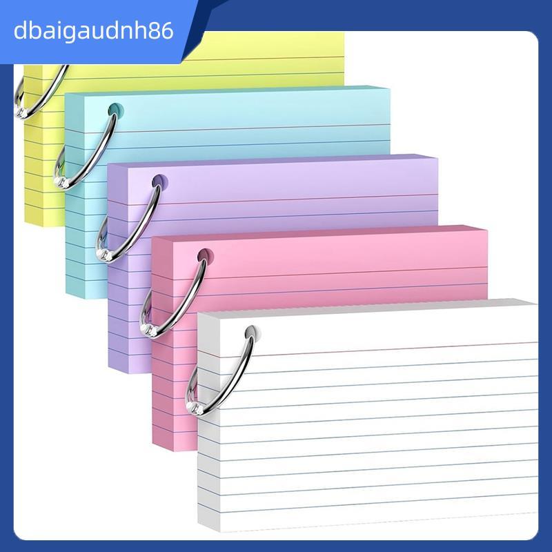 READY STOCK250-Pack สี Index การ์ด 3x5 นิ้ว 180gsm Heavyweight Flashcard 5 Vibrant สีเหมาะสําหรับ Study, Notes & Memory นักเรียนโรงเรียน