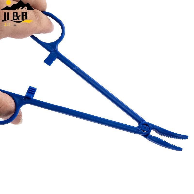 H&B ทางการแพทย์ Hemostat Forceps Sharp ปากคีมผ่าตัด Cottonball Sponge Clamp {th}