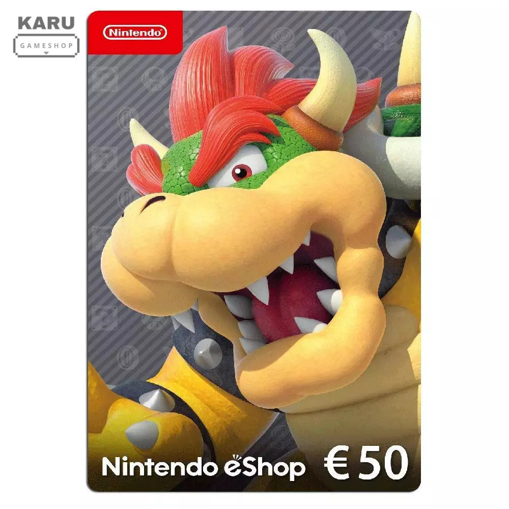 [พร้อมส่ง] มือ 1 Nintendo eShop : 50 EUR สำหรับ Nintendo Switch / Switch 2 โซนยุโรป